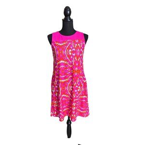 Jude Connally Women's Molly Spring Vibes Hot Pink Sleeveless Dress Size XS